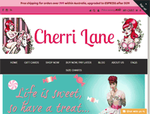 Tablet Screenshot of cherrilane.com
